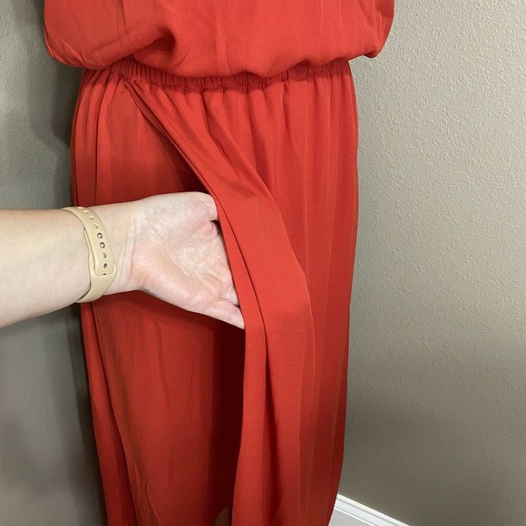 Show Me Your Mumu Kendall Red Side Slit Maxi Dress - Picture 3 of 10